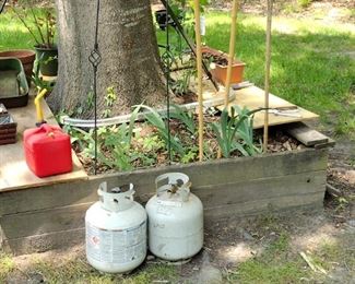 planters and outdoor goodies