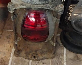 Armspear hemispherical bridge light rare circa 1900s