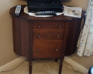 martha washington sewing cabinet and tv
