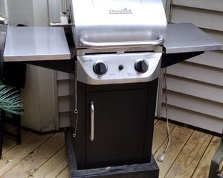 grill with bottle, rotisserie, cover and utensil pack 