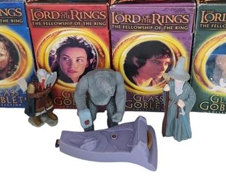 Lord Of The Rings Goblets and toys