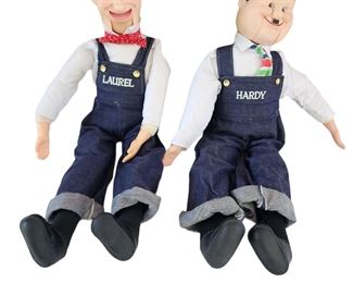 Laurel and Hardy dolls