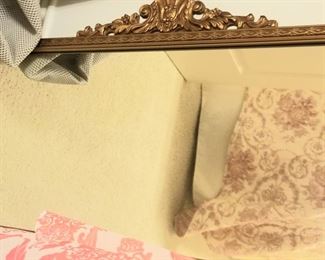 Antique gilded mirror