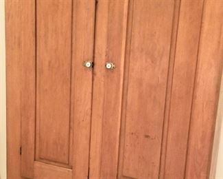 Rustic entertainment armoire