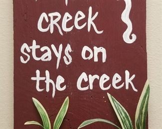 Very fitting sign for Salado