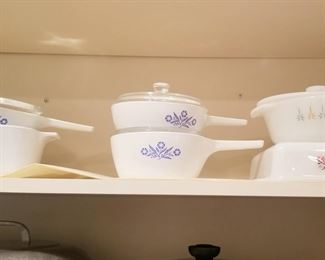 Several different Pyrex patterns