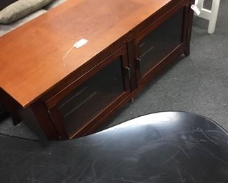 TV Table with doors