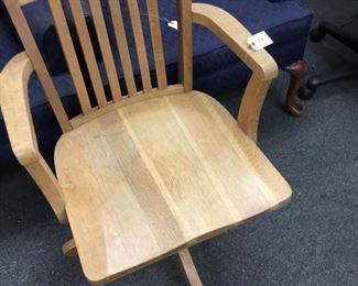 Nice oak desk chair