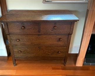 Oak four drawer dresser