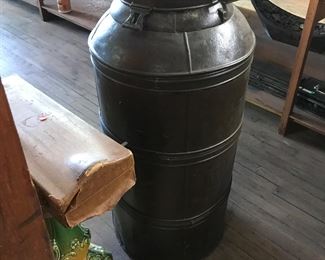 Large tin lidded canister 