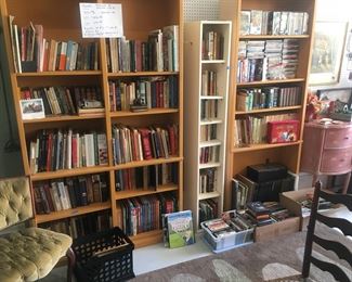 Books, Cookbooks, DVDs, VHS