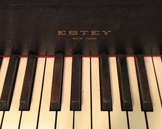 Vintage Estey baby grand piano