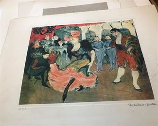 Toulouse Latrec lithograph