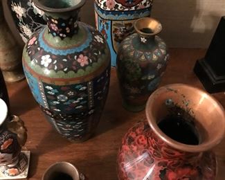 Collection of cloisonné 