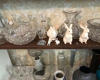 Glassware...with some bunnies