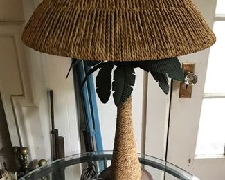 Great kitsch palm lamp