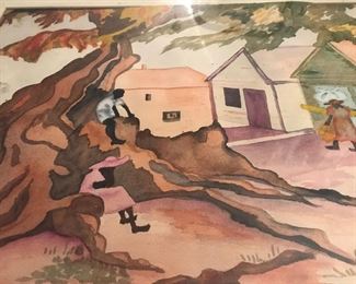 Primitive watercolor