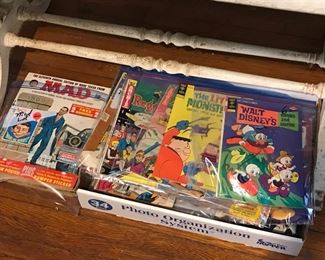Vintage comic books