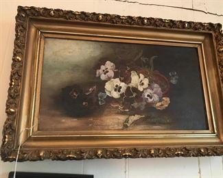 Floral oil on canvas