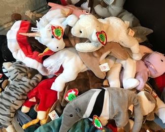Lots of beanie babies