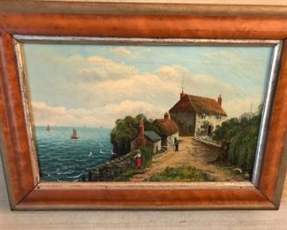 Small seaside oil on canvas 