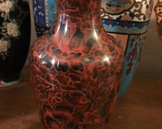 Interesting cloisonné vase