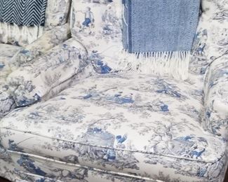 Pair of upholstered chairs