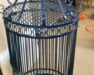 Powder coated bird cage