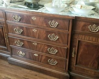 Great credenza with lots of storage and display