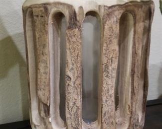 Unique wooden vessel