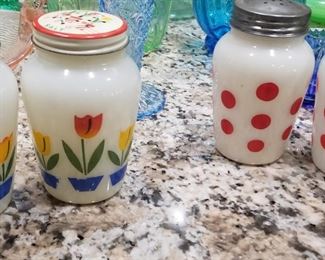 Whimsical salt and pepper shakers