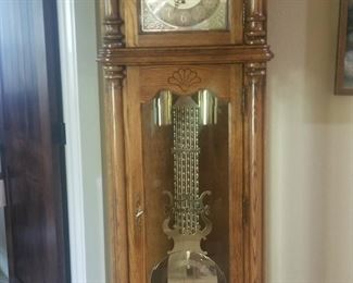 Another view of the grandfather clock