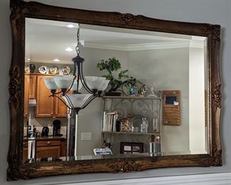Vintage wall mirror- All furniture and wall art will be on pre-sale online only starting Wednesday June 21 Text 615-854-8535 or email nashville@entrustedestatesales.com for pricing, purchasing, adn with any questions. 