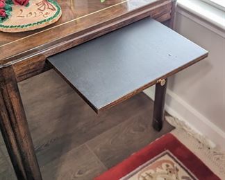 Drexel side table with pull out shelf. We have 2.
All furniture and wall art will be on pre-sale online only starting Wednesday June 21. 
Text or email for pricing, purchasing, or with any questions. 
Text 615-854-8535 
Email nashville@entrustedestatesales.com 