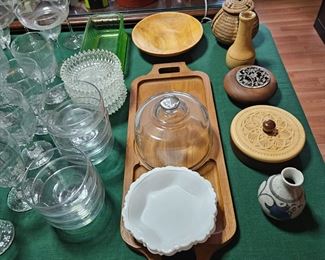 Wood serving pieces and more