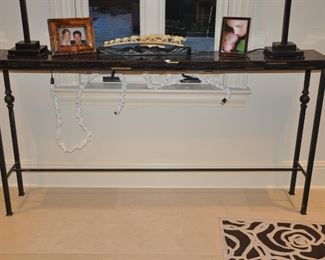 Glass Mosaic Console Table
