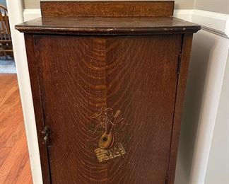ANTIQUE RECORD CABINET