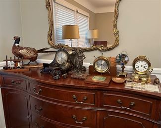 CLOCKS, TAXIDERMY