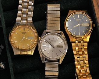 Vintage Seiko watches