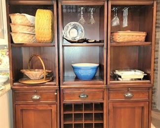 Wine Storage Cabinet - 3 individual pieces