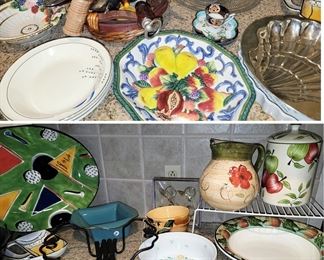 Kitchen serving items