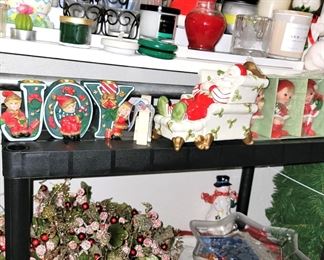 Christmas decor, serving, candles and more. Old to new