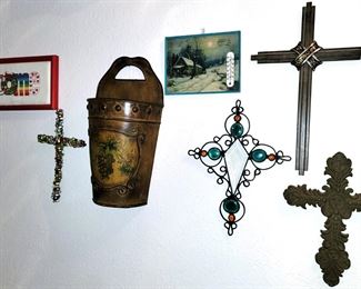 Crosses and wall decor