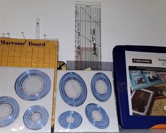 Creative Memories Supplies, Quilt rulers and Macrame Board