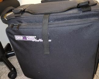 Crop-in-Style Rolling carry case