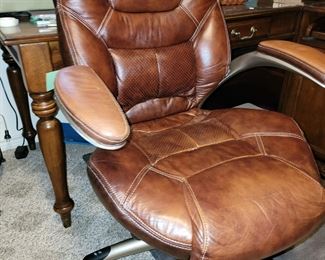 Leather office chair