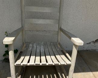 Vintage rustic rocking chair