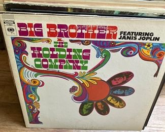 Sampling of vinyl albums