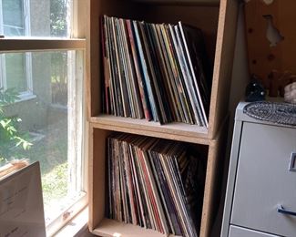 Vintage vinyl albums