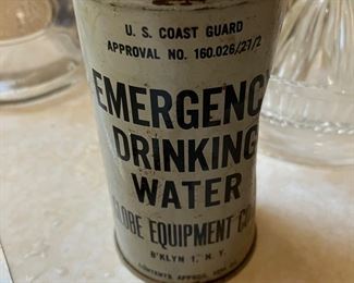Emergency Drinking Water US Coast Guard supplies